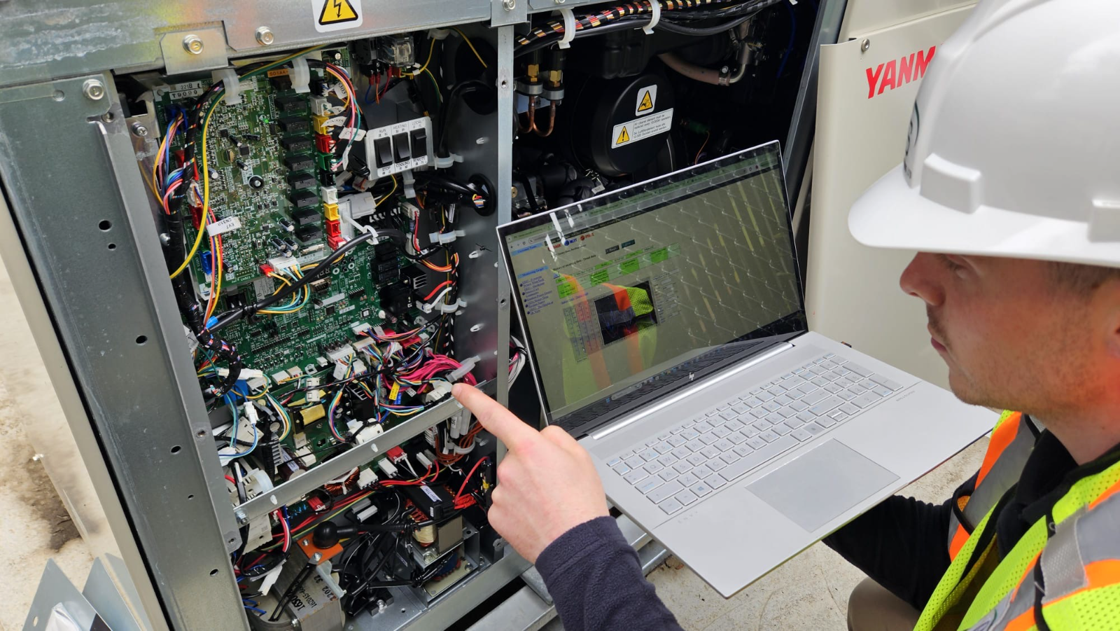 BES engineer at work